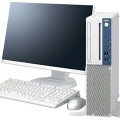 [一台取引終了]高品質8世代Intel 正規Windows11Pro M.2-SSD256GB/RAM8GB/M.2内蔵Wifi/Bluetooth。法人採用堅牢上級クラススリムデスクトップPC。USB Type-C/DPx2+VGA/DVD/ NEC Mate MB MKL36 残1(2025/10/24)の画像