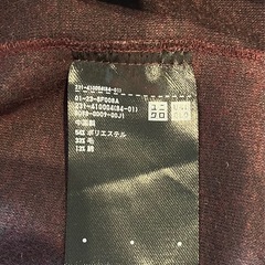 ユニクロ ウールブレンド プルオーバーの画像