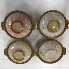 値下げしました！土鍋4つセット未使用品の画像