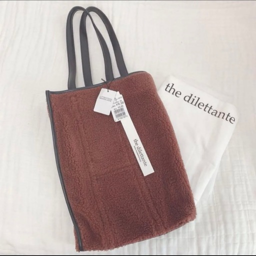 スコットクラブthe dilettante ボアトートバッグ