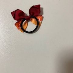 鬼滅の刃風？ヘアゴムの画像