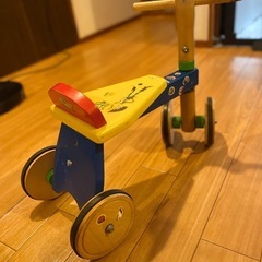 【お取引中】子供用三輪車　木製の画像