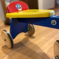 【お取引中】子供用三輪車　木製の画像
