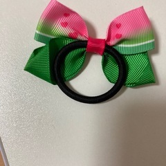 鬼滅の刃風？ヘアゴムの画像