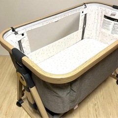 HZDMJベビーベッド美品の画像