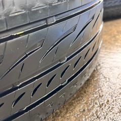 215/60R17 REGNOGRV2中古タイヤ4本　エルグランドホイール中古の画像
