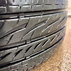215/60R17 REGNOGRV2中古タイヤ4本　エルグランドホイール中古の画像