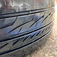 215/60R17 REGNOGRV2中古タイヤ4本　エルグランドホイール中古の画像