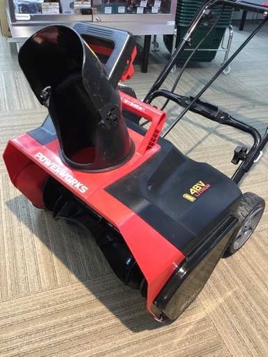 【店頭引取限定】【中古】【現状販売】HAIGE ハイガー 充電式除雪機　33,000円(税込)