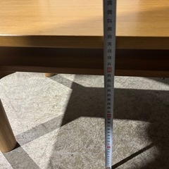【美品】無印刻印ローテーブル机勉強机の画像