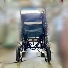 電動車椅子 折りたたみ ブレーキ 自走兼用の画像