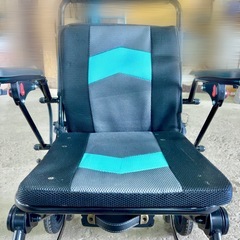 電動車椅子 折りたたみ ブレーキ 自走兼用の画像
