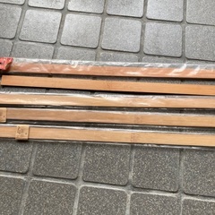 古い木製定規の画像