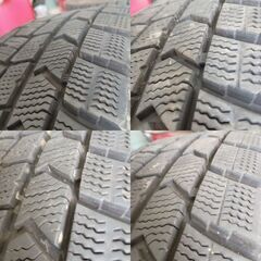 ﾊﾞﾘ溝 185/65R15 DUNLOP WINTER MAXX 02 2024年製＋SIBILLA NEXTホイール4本｜フリード適合の画像