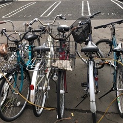 防犯登録解除済み　自転車　1台1500円の画像