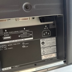 SONY プラズマテレビの画像