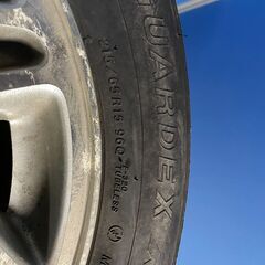 【人気】ヨコハマタイヤ GUARDEX スタッドレスタイヤ 215/65R15 日産純正ホイール 4本 現状品 早い者勝ち 引取歓迎 配送OKの画像