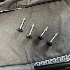 ベビーベッド 添い寝 折りたたみハイローベッド 高さ調節可能　グレー系の画像