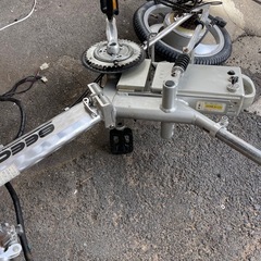 電動ハイブリット レジャー 自転車 折りたたみ アルミフレームの画像
