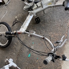 電動ハイブリット レジャー 自転車 折りたたみ アルミフレームの画像