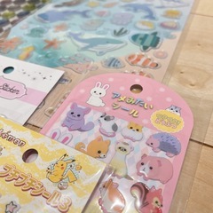 立体シール ぷっくりシール詰め合わせの画像