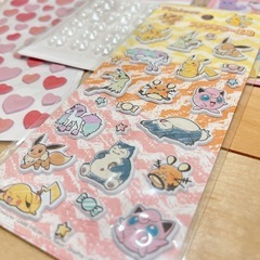 立体シール ぷっくりシール詰め合わせの画像