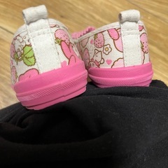 上靴 マイメロ サンリオ 16cm 
靴底に記名ありの画像