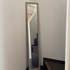 木製ミラー　姿見の画像