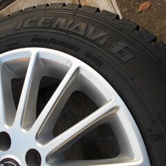 BORBET  7J-16 114.3 オフ50 5穴 　7㍉前後 グッドイヤー アイスナビ6　205/60R16 92Q　4717年　4本セット　佐野市の画像