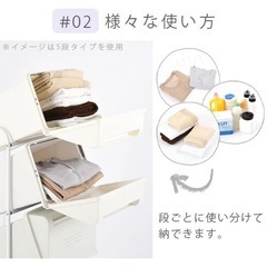 ゴミ箱 3段タイプ キャスター付き ダストボックス 収納の画像