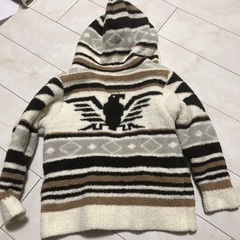 キッズ　ニットパーカーの画像