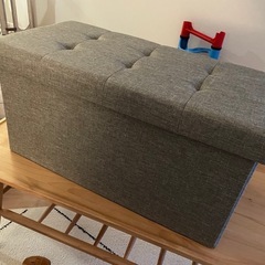 収納ボックス　ベンチの画像