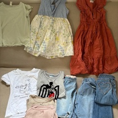 100-110サイズ　女の子13着➕おまけ長袖インナーの画像