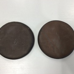 陶器(箱付き)皿2枚セット未使用品の画像