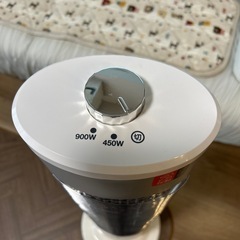 コイズミ カーボンヒーター 900/450W ホワイトの画像