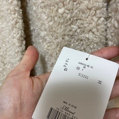 ミシェルマカロン　ボアコートxsの画像