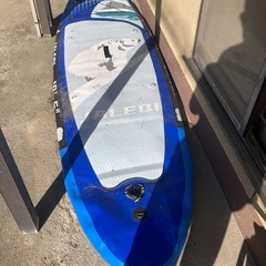無料で差し上げます：壊れたSUPボード（パドル・ポンプ付き）の画像