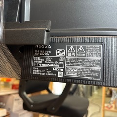 液晶テレビ　WILLテレビスタンド付き　 40V35N REGZA 2025年式　の画像