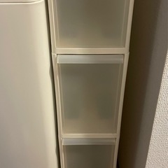 ニトリ　コンパクト収納　ストッカーの画像