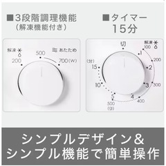 【1人暮らしの自炊に大活躍しました！】西日本専用(60Hz)電子レンジの画像