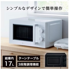 【1人暮らしの自炊に大活躍しました！】西日本専用(60Hz)電子レンジの画像