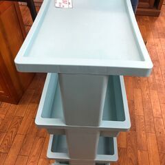 【リサイクルショップどりーむ鹿大前店】No.3122　キャスター付き3段ラック・収納・便利・物置の画像