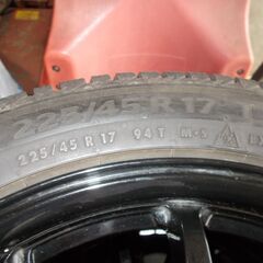 コンチネンタル バイキングコンタクト7 225/45R17  CONTINENTAL VikingContact 225/45-17 ホイール17-7J　114.3　5H　インセット38　4本セットの画像