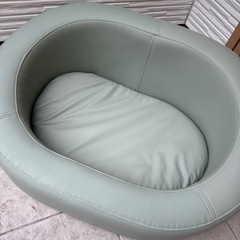 レザー　ペット用　ベッドの画像