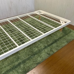 【リユース☆エコちょっぷ】シングルベッド　フレームの画像