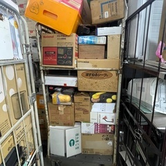 【直接引取限定】箱入り 小家電 キッチン家電 生活家電 カゴ台車売り 計5台の画像