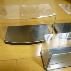 プラモデル　模型　フィギュア　人形等　ショーケース　３個の画像
