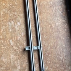 カーテンレール3.8mと1.9m　ステンレスの画像