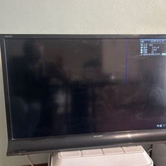 SHARP液晶テレビの画像