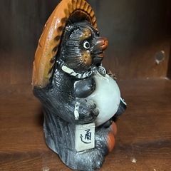 たぬき置物　狸　信楽焼の画像